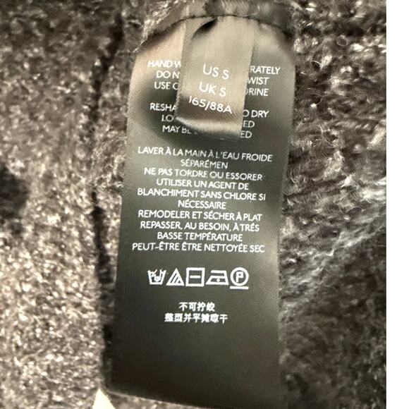 Free People Moira slouchy sweater size small black/gray - Picture 4 of 8